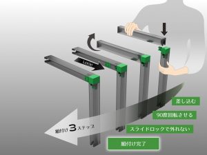 ジョイント金具組付け方法